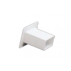 Vertical Drain Trap (Pipe Connection) White