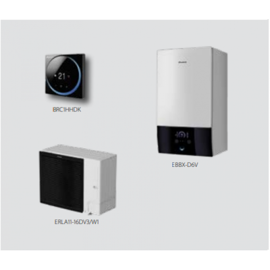 DAIKIN Bluevolution Altherma 3 R W EBBX 16D 6V/9W + ERLA 14D V3/W1