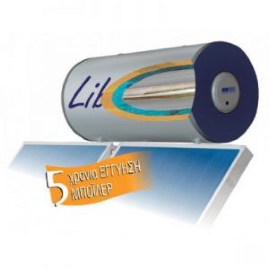 RIVO, Liberty, Ηλιακός Θερμοσίφωνας, 120lt, 1,5m², GLASS, Επιλεκτικός Συλλέκτης